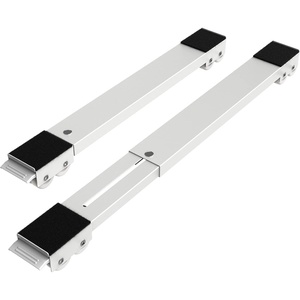 image:imageSPACEKEEPER Furniture Dolly Mobile Roller Extendable Appliance Rollers Mobile Washing Machine Base Fridge Stand Moving Cart for Washing Machines Refrigerators Dryers Dishwashers White