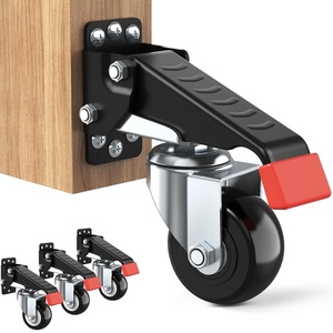 image:imageSPACEKEEPER Workbench Casters Kit 880 Lbs  3 Inch Heavy Duty Retractable Caster Designed for Workbenches Machinery amp Tables 4 Pack720 lb